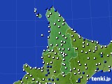 2016年03月29日の道北のアメダス(風向・風速)