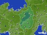 2016年03月29日の滋賀県のアメダス(風向・風速)