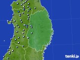 岩手県のアメダス実況(降水量)(2016年03月30日)