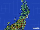 2016年03月30日の東北地方のアメダス(日照時間)