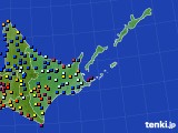 道東のアメダス実況(日照時間)(2016年03月31日)