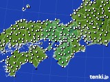 2016年03月31日の近畿地方のアメダス(風向・風速)