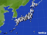 2016年03月31日のアメダス(風向・風速)