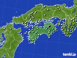 四国地方のアメダス実況(降水量)(2016年04月01日)
