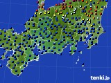 2016年04月01日の東海地方のアメダス(日照時間)