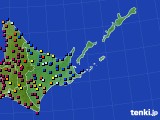 2016年04月01日の道東のアメダス(日照時間)