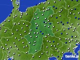長野県のアメダス実況(風向・風速)(2016年04月01日)