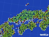 2016年04月02日の中国地方のアメダス(日照時間)