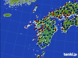 九州地方のアメダス実況(日照時間)(2016年04月02日)