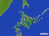 北海道地方のアメダス実況(気温)(2016年04月02日)