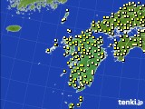 九州地方のアメダス実況(気温)(2016年04月02日)