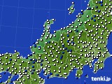 2016年04月02日の北陸地方のアメダス(風向・風速)