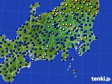 関東・甲信地方のアメダス実況(日照時間)(2016年04月03日)