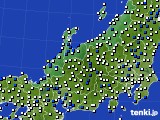 北陸地方のアメダス実況(風向・風速)(2016年04月03日)