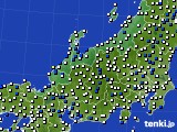 2016年04月03日の北陸地方のアメダス(風向・風速)