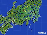 2016年04月04日の関東・甲信地方のアメダス(日照時間)