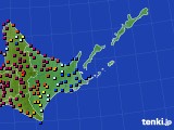 2016年04月04日の道東のアメダス(日照時間)
