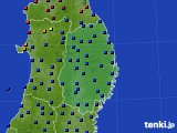2016年04月04日の岩手県のアメダス(日照時間)