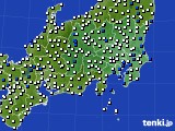 2016年04月04日の関東・甲信地方のアメダス(風向・風速)