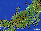 北陸地方のアメダス実況(日照時間)(2016年04月05日)