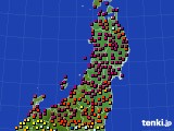 東北地方のアメダス実況(日照時間)(2016年04月06日)