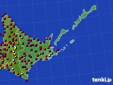 道東のアメダス実況(日照時間)(2016年04月06日)