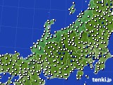 北陸地方のアメダス実況(風向・風速)(2016年04月06日)