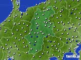 長野県のアメダス実況(風向・風速)(2016年04月06日)