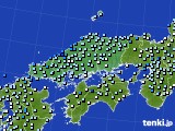 中国地方のアメダス実況(降水量)(2016年04月07日)