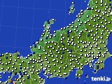 北陸地方のアメダス実況(風向・風速)(2016年04月07日)