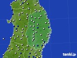 岩手県のアメダス実況(風向・風速)(2016年04月07日)