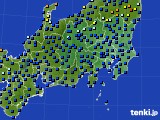 2016年04月08日の関東・甲信地方のアメダス(日照時間)