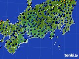 東海地方のアメダス実況(日照時間)(2016年04月08日)
