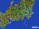 2016年04月09日の関東・甲信地方のアメダス(日照時間)