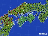 2016年04月10日の四国地方のアメダス(日照時間)