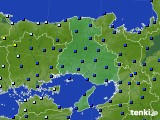 兵庫県のアメダス実況(日照時間)(2016年04月10日)