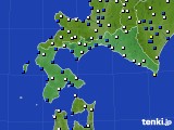 道南のアメダス実況(風向・風速)(2016年04月10日)
