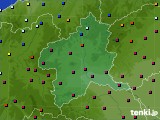 群馬県のアメダス実況(日照時間)(2016年04月11日)