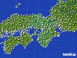 近畿地方のアメダス実況(気温)(2016年04月11日)