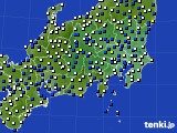 2016年04月11日の関東・甲信地方のアメダス(風向・風速)