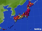 アメダス実況(日照時間)(2016年04月12日)