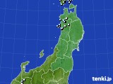 2016年04月13日の東北地方のアメダス(降水量)