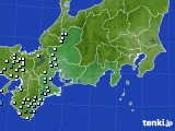 2016年04月13日の東海地方のアメダス(降水量)