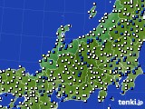 2016年04月13日の北陸地方のアメダス(風向・風速)