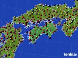 2016年04月14日の四国地方のアメダス(日照時間)