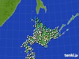 北海道地方のアメダス実況(気温)(2016年04月14日)