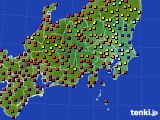 2016年04月16日の関東・甲信地方のアメダス(日照時間)