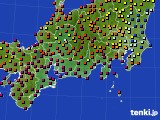 東海地方のアメダス実況(日照時間)(2016年04月16日)