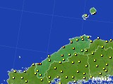 島根県のアメダス実況(気温)(2016年04月16日)