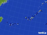 沖縄地方のアメダス実況(風向・風速)(2016年04月16日)
